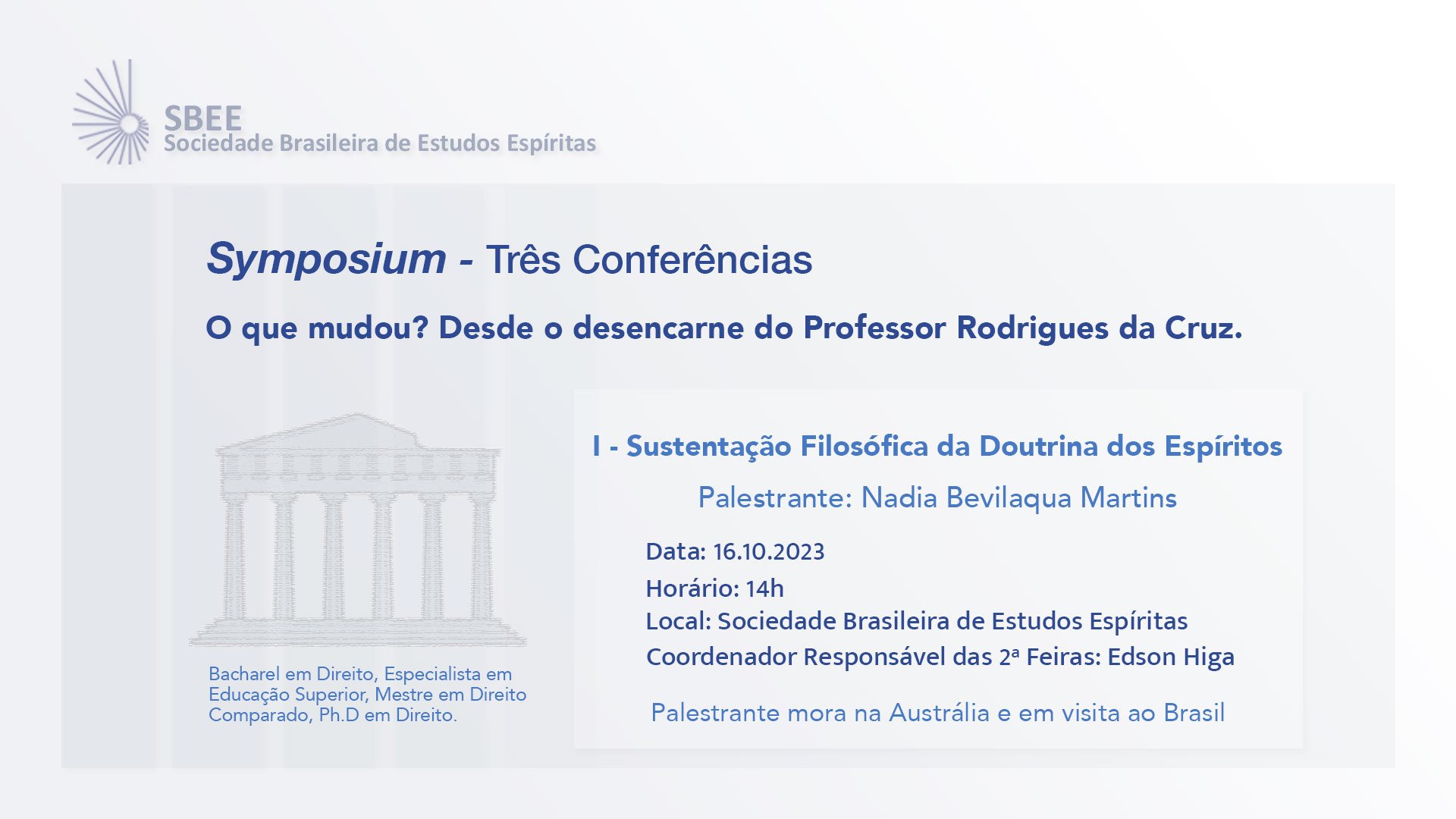 Nadia Symposium I