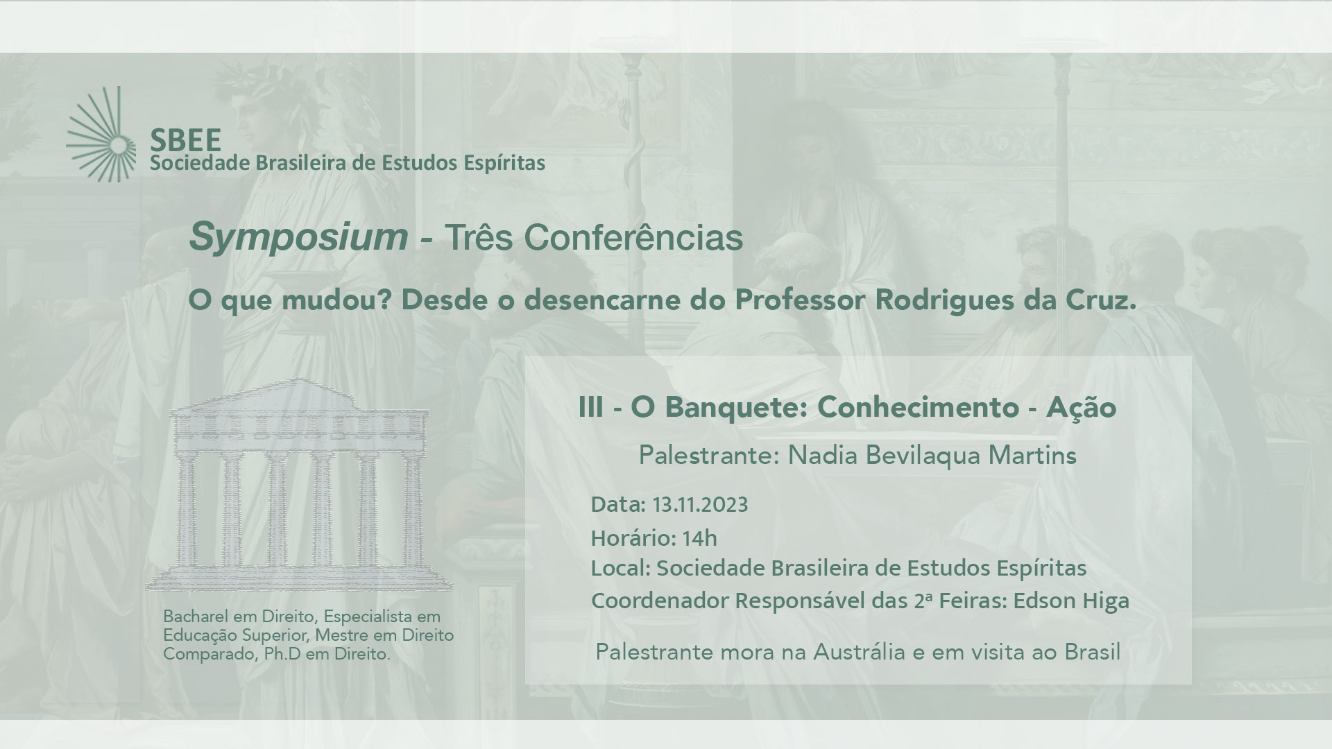 Symposium III Palestra